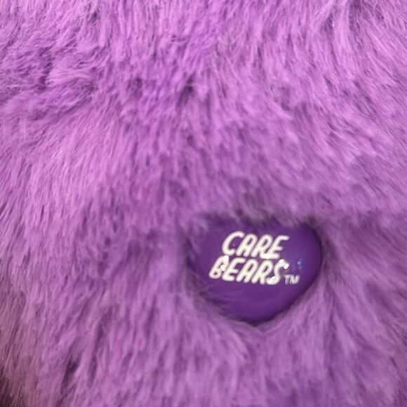 Care Bears Share Bear 13” Plush Toy Stuffed Animal Purple Lollipops 2021 EUC - Picture 8 of 11